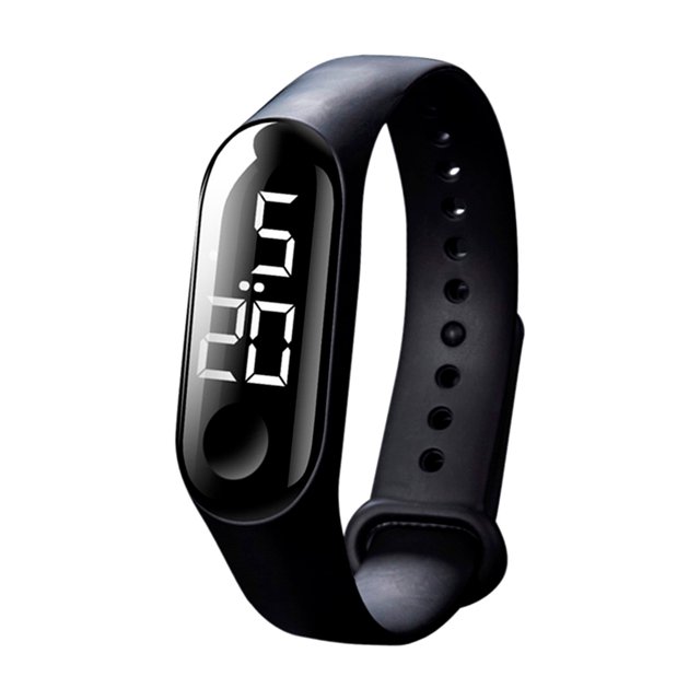 Relojes de sensor luminoso de deportes electrónicos LED Relojes de moda para hombres y mujeres