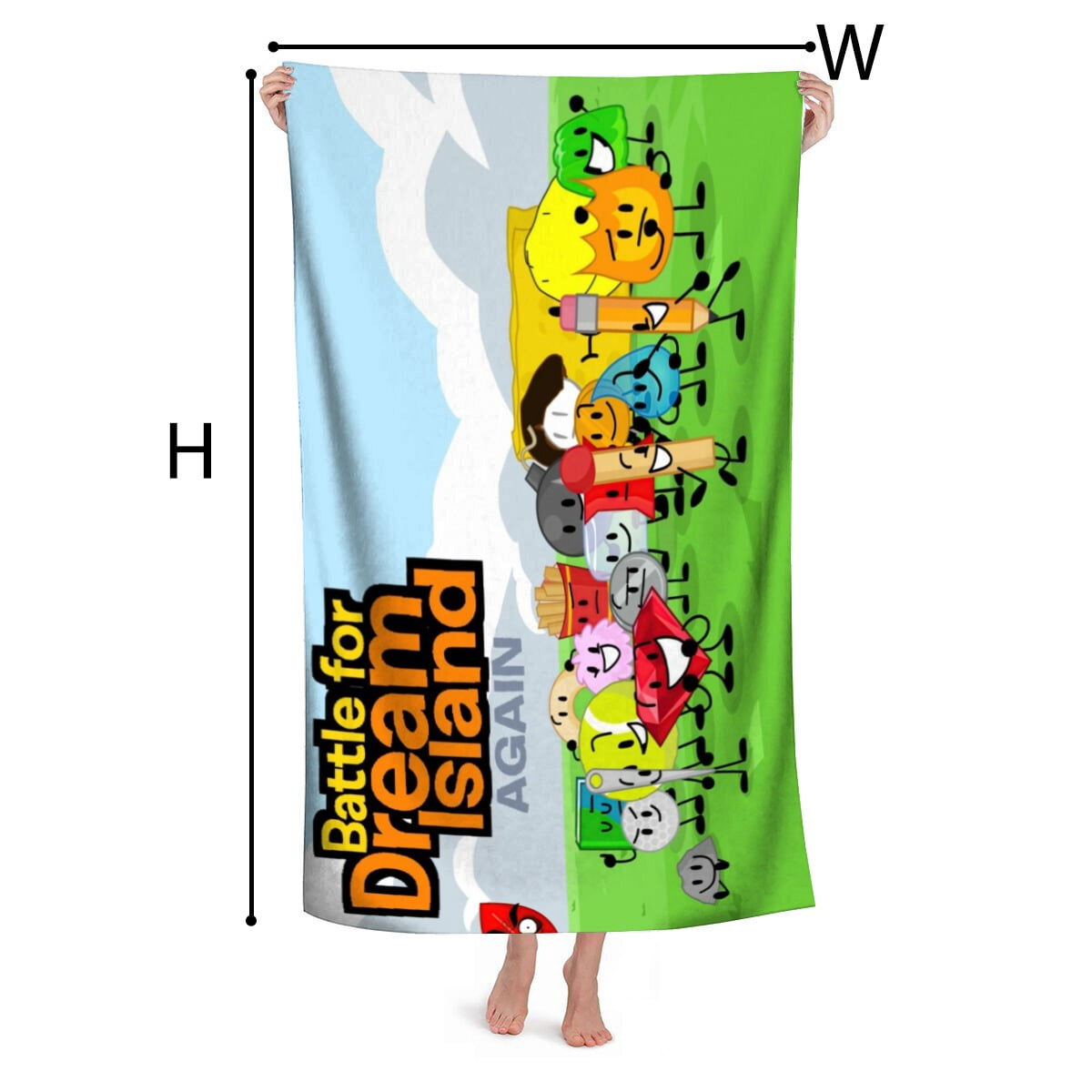 Battle for Dream Gifts Beach Towel for Women Girl Birthday Inspired Fan Bath Outdoor Music Lover