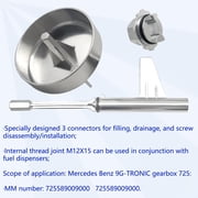 6PCS Metal Transmission Oil Filling Change Tool Kit for Mercedes-Benz 725.0 9 Speed 9G-Tronic