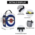thumbnail image 1 of Team Lambretta MOD Target Insulated Lunch Bag Trendy Oxford Cloth School Customizable, 1 of 1