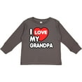 thumbnail image 3 of Inktastic I Love My Grandpa Boys or Girls Long Sleeve Toddler T-Shirt, 3 of 5
