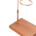 thumbnail image 6 of Fancyes Coffee Dripper Holder Coffee Filter Stand Holder Reusable Pour over Coffee Dripper Stand Coffee Maker Part for Milk Tea Shops Gold, 6 of 8