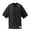 Black, variant on Big Boy's Front And Back Yoke V-Neck Jersey, Style 258A