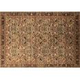 thumbnail image 1 of Ahgly Company Indoor Rectangle Oriental Brown Industrial Area Rugs, 6' x 9', 1 of 4