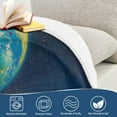 thumbnail image 4 of Yayeee Throw Blanket for Couch Soft Warm 50" x 60" Sofa Chair Bed Decoration, Blue Planet, 4 of 7