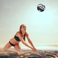 thumbnail image 4 of Volleyballs, Holographic Glow in the Dark Volleyball Official Size 5, Indoor Outdoor Beach Volleyball Ball for Men Women, 4 of 4
