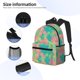 thumbnail image 3 of Fotbe Colorful Palm Leaves Mochila Ligera Casual para Laptop para Hombres y Mujeres, Mochila Impermeable de Uso Diario, Mochila para Universidad, 3 of 6