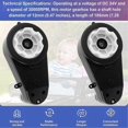 thumbnail image 2 of 2 pcs 24V 40000RPM RS555 DC Motors for European Kids' Remote Control Ride-on Toy Car Wheels, 2 of 5