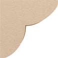 thumbnail image 3 of 6"W x 12"D x 12"H Classic Crestline Rough Cedar Woodgrain TimberThane Corbel, Primed Tan, 3 of 6