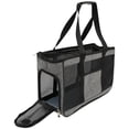 thumbnail image 1 of RENACLIPY Outdoor Cat Carrier Oxford Cloth Grey Rectangular for Travelling 1Set, 1 of 6