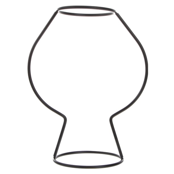 Estantería de hierro para jarrones de flores secas, decoración moderna y creativa de hierro (modelo A)