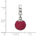 thumbnail image 2 of Beautiful Sterling Silver Reflections July Swarovski Crystal Ball Dangle Bead, 2 of 2