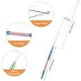 thumbnail image 3 of EHDIS 3pcs Hair Extension Loop Needle Threader Stainless Steel Wire Pulling Hook Rings Salon Wigs Micro Link Beads Styling Tools, 3 of 5