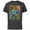 Charcoal, variant on Celebration Mural Art Panels - Short Sleeve Cotton T-Shirt for Adults- Customized-Natural