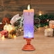 thumbnail image 5 of Vela decorativa de cristal de colores, vela de cristal, decoración navideña para el hogar, centro de mesa festivo, elegante vela perfumada de vidrio, recipiente de vidrio transparente, para, 5 of 7