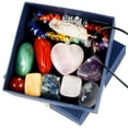 thumbnail image 1 of Juego de Cristales Curativos para Principiantes, Juego de Piedras de Chakra Natural con Caja de Regalo, Colgante y Pulsera, Juego de Curación de Cristales y Piedras Preciosas para Relajación y Estrés., 1 of 10