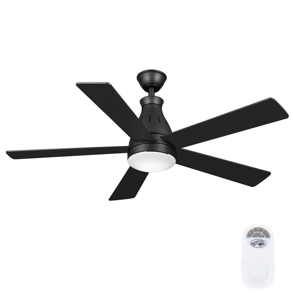 HAMPTON BAY Ceiling fan with led light remote control 
