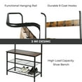 thumbnail image 2 of CHADIOR Shoe Bench Hall Tree, Neutral, 2 of 2