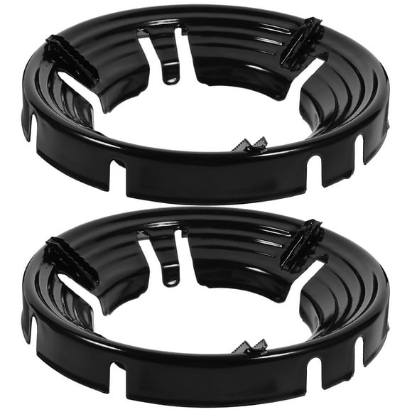 2 cubiertas para estufa de gas, resistentes al viento y a la intemperie.