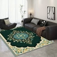 thumbnail image 2 of 1PC Floral Patterned Area Rug Local Carpet, Lightweight Washable Easy-to-Manage Carpet Mat Festival Gift, Suitable for Living Room, Bedroom, Dining Room, Office, Balcony, Room Accessones, 2 of 8
