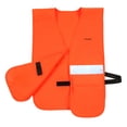 thumbnail image 3 of Allen Company Reflective Safety Vest, Blaze Orange, One Size Fits Most, Adult, 3 of 8