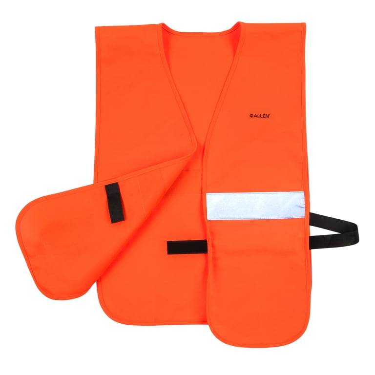 Allen Company Reflective Safety Vest, Blaze Orange, One Size Fits
