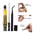 thumbnail image 5 of "Kit Desarmador Precisión 46 En 1 Para Celular, Laptop, Cámara Amarillo ", 5 of 5