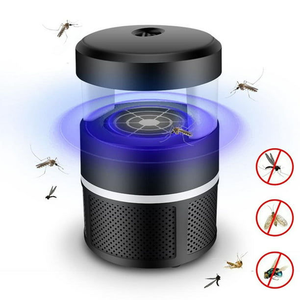 insalubre entrevista Mecánica Electronic Mosquito Killer, USB Powered Insect Trap Lamp, LED UV Light  Insect Killer Fly Catcher Pest Control for Indoor and Outdoor Camping  Insects Killer - Black - Walmart.com