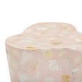 thumbnail image 3 of TOV Furniture Slab Sunset Pink Terrazzo Indoor/Outdoor Side Table, 3 of 9