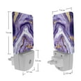 thumbnail image 7 of HemaKayy 2 Pack Plug-in LED Night Light with Light Sensor, Warm White, Dusk to Dawn Sensor Flat Nightlight for Bathroom, Hallway, Bedroom, Living Room - Unique Marble Texture, 7 of 7