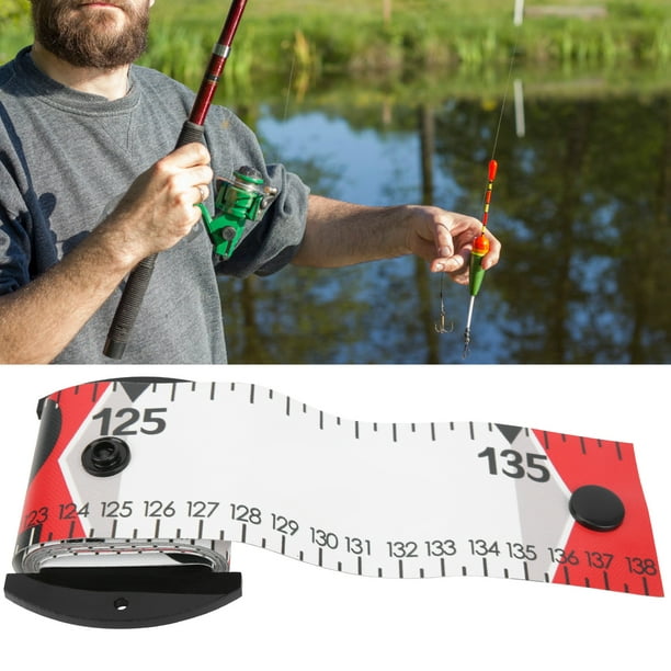 Spptty PVC Fishing Ruler,138x5cm Fish Measuring Ruler Fish Measuring Tape  Waterproof Fishing Measurement Tool,Accurate Fish Measuring Tape