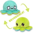 thumbnail image 3 of The Original Reversible Octopus Plushie - Pink + Aqua - Cute Sensory Fidget Stuffed Animals That Show Your Mood, 4 Inch, 3 of 5