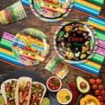 Msjehqi fiesta party supply set 20 count mexican themed dinnerware