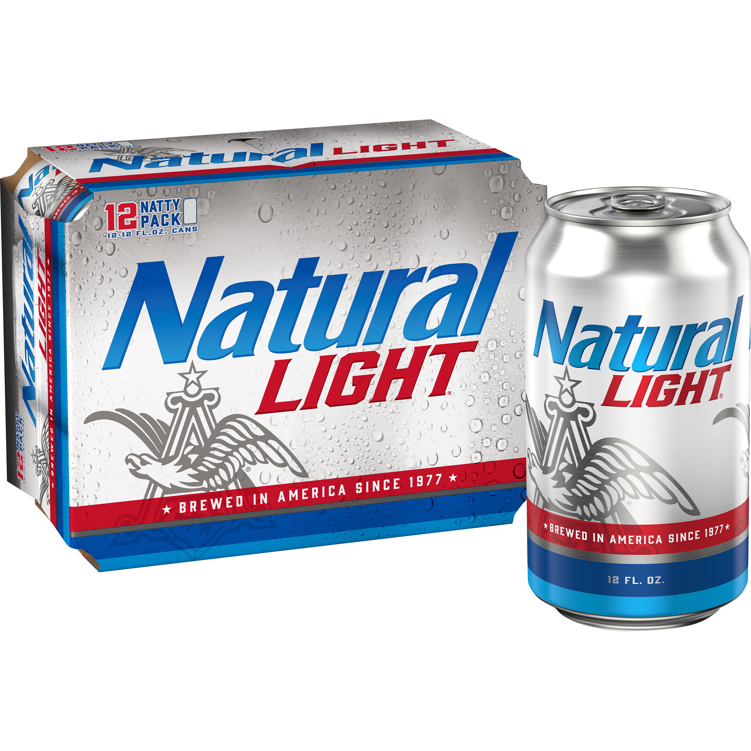 Natural Light Beer 12 Pack 12 Fl Oz Cans Walmart Com Walmart Com