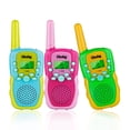 thumbnail image 2 of Walkie Talkies Obuby de 3 a 12 años para niños con un alcance de 3 km, paquete de 3, 2 of 7