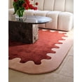 thumbnail image 1 of Premium Hand Tufted Rug with Unique Design made with 100% Wool Best Suites in your Living Room, 1 of 5
