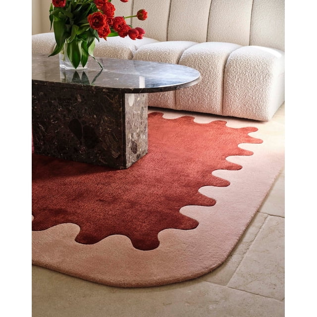 Premium Hand Tufted Rug with Unique Design made with 100% Wool Best Suites in your Living Room