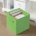 thumbnail image 3 of YOYTOO 2 Pack Collapsible Cube Fabric Storage Bins, 11 Inch Collapsible Storage Bins, 3 of 7