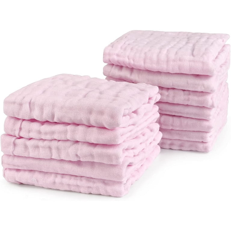 6 / 12 Pack Hight Quality 6 Layers Cotton Gauze Baby Face Towel