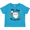 thumbnail image 3 of Inktastic My Second Christmas Santa with Candy Canes Boys or Girls Toddler T-Shirt, 3 of 5