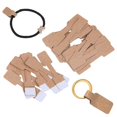 thumbnail image 1 of 50 Uds. Etiquetas de precios en blanco cuadrado collar anillo etiquetas de joyería pegatinas de papel, 1 of 5