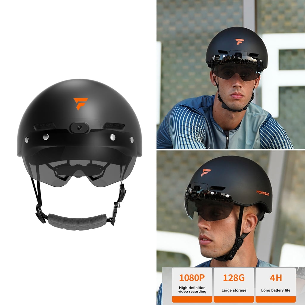 Innovative Cycling Helmets with 1080P Camera Portable Intelligent Helmets Gift