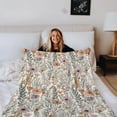 thumbnail image 5 of Vintage Floral Blanket - Wildflower Throw Blanket, for Couch & Bed, 50x60 Inches, 5 of 12