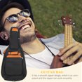 thumbnail image 3 of DRAFIDEEP 1Set Black Rectangular Electric Guitar Bag for Outdoor Use 40.6x13.8in, 3 of 4