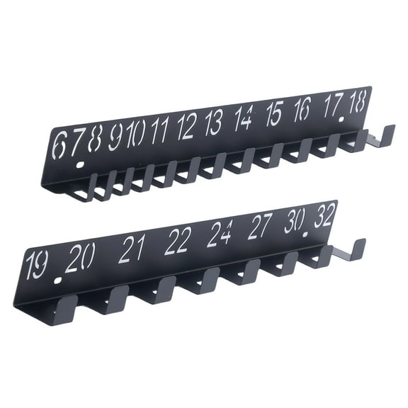 Wall Mounted Wrench Rack Heavy Duty Iron Tool Organizers Holder For Garage Workshop Kitchen Storage 6-18/19-32