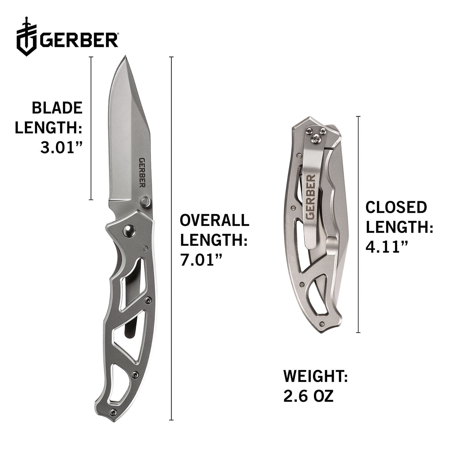 Gerber Gear Folding Pocket Knives Greatest Hits Gift Set 3-piece EDC Knife Set