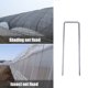 thumbnail image 4 of 50 Uds. Clavija de jardín de Metal en forma de U, estacas de red de grapas para jardín, clavijas de tierra Likrtyny Para estrenar, 4 of 9