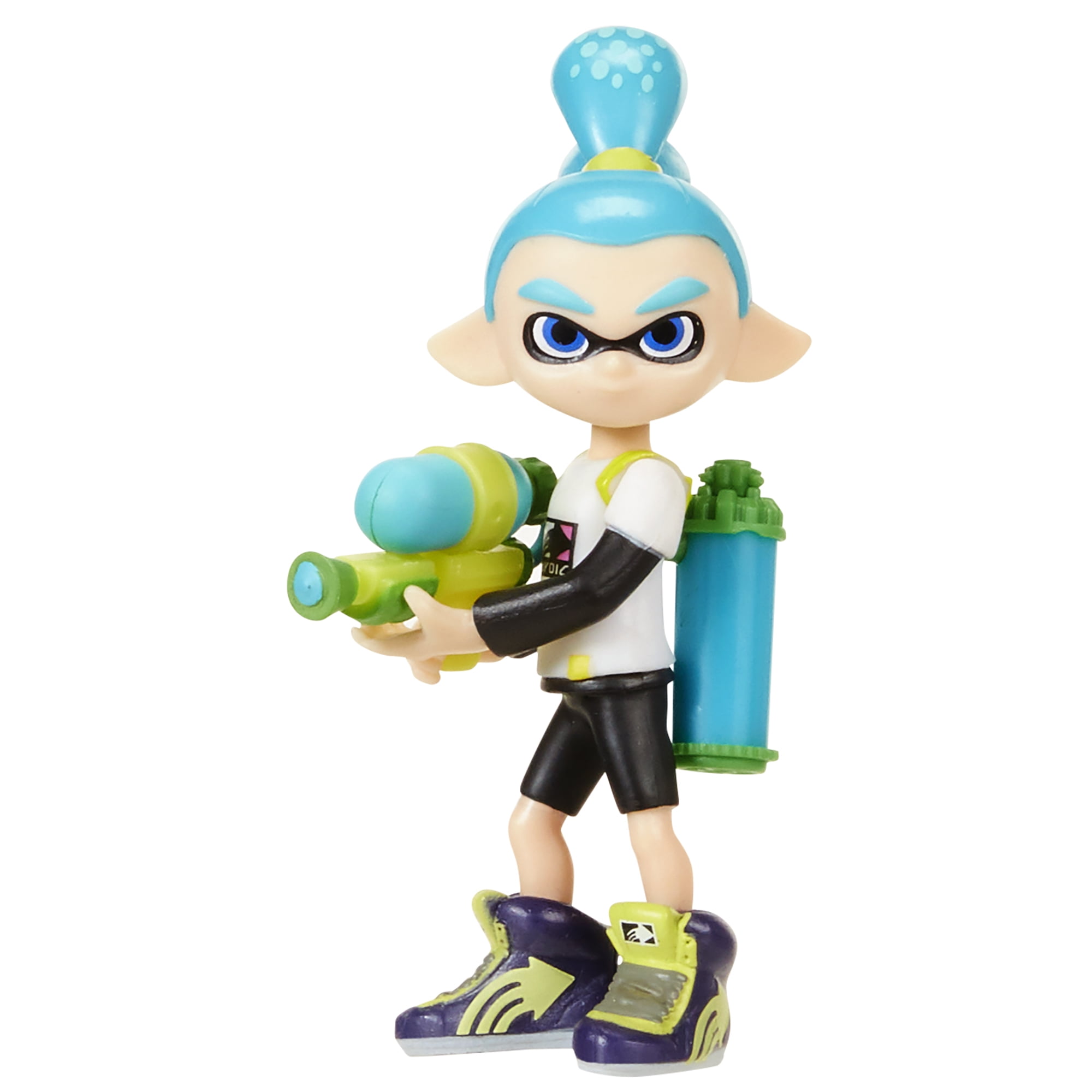 Nintendo 2.5" Limited Articulation Inkling Boy - Turquoise - Walmart.com