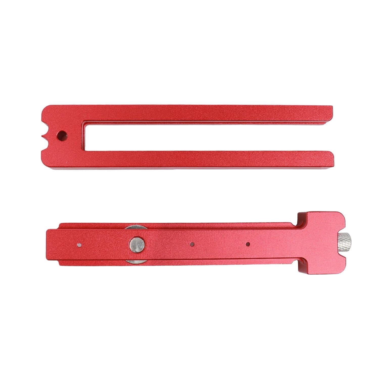 Red Aluminum Alloy Woodworking Compass, Adjustable 110mm/4.5 Inch Tool for Scribing and Drawing
