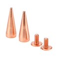 thumbnail image 3 of Pinchos Para Ropa, Pinchos Chapados En Metal Y Tachuelas Estilo Punk Oro Rosa Para Ropa OTVIAP 7x20mm, 3 of 8